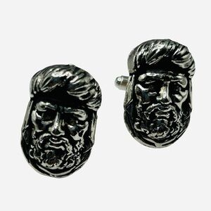 Vintage Bearded Warrior with Turban Cuff Links